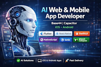 build ai web and mobile apps with base44 and capacitor for ios android