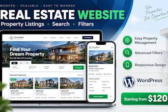 build a real estate property listing website in wordpress