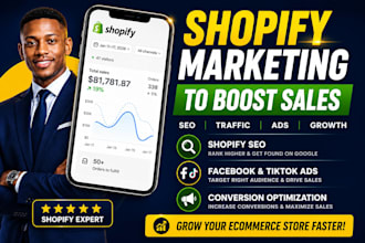 manage shopify marketing to boost sales for ecommerce stores