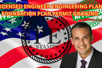 licensed engineer engineering plan foundation plan permit drawing