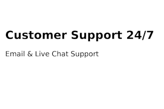 provide customer support via email and live chat