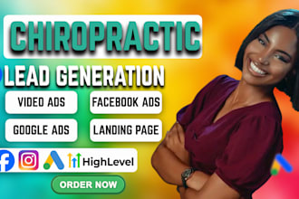 chiropractic therapy leads chiropractic clinic ads chiropractor landing page