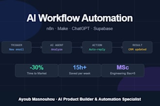 build ai automation workflows to save your business time