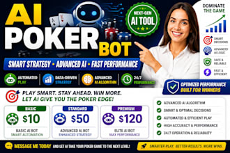 develop an ai poker bot with gto strategy for clubgg or pppoker