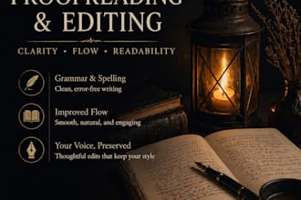 proofread your fiction for clean flow and readability