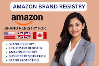 do trade mark registration USA, UK and canada, with amazon brand registry