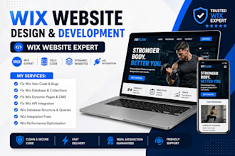 fix wix website fix wix velo code wix database wix dynamic wix api integration