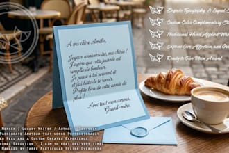 write an endearing love letter to him or her