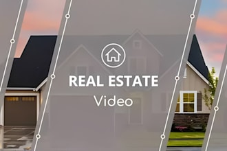 do real estate video editing for property listings, reels ads, realtor marketing