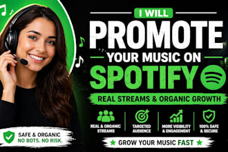 promote your spotify song for real and organic streams