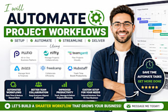 automate project workflows plutio, nifty, teamgantt avaza freedcamp hubstaff