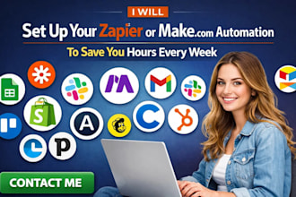 set up your zapier or makecom automation to save you hours every week