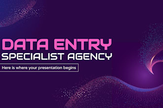 do professional data entry and powerpoint presentation fast