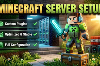 build a fully optimized minecraft server with plugins, permissions and configs