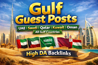 provide guest post backlinks on gulf countries sites