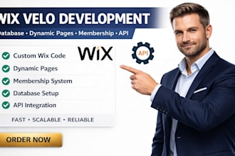 build wix velo, wix database, dynamic pages membership, wix code, wix cms, API