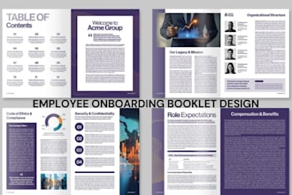 design b2b ebook, training manual, sop and employee onboarding guide booklet