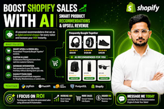 ai product recommendations for shopify upsell and cross sell