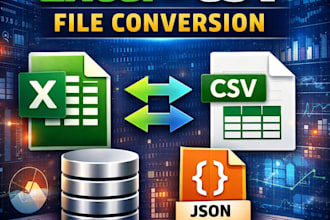 create a script to automate the reading of excel, csv files