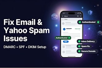fix your gmail and yahoo email delivery with dmarc, spf, and dkim setup