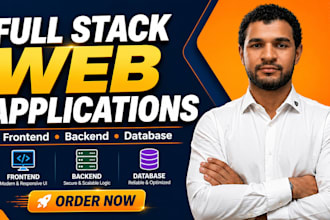 build website development, full stack developer, front end, back end developer