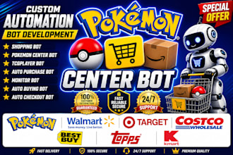 pokemon bot auto purchase bot auto buying bot target bot amazon bot checkout bot