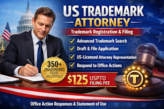 be US trademark attorney, do trademark registration usa