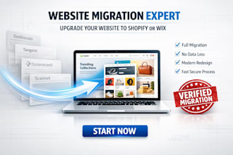 migrate dandomain tangora dynamicweb scannet salla cms to shopify wix expert