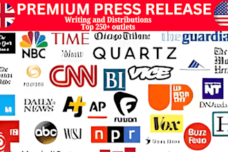 write and distribute UK press release with submission to UK news sites ai tech