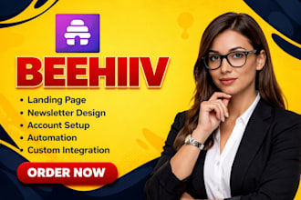 setup beehiiv newsletter beehive landing page ai automation beehive website