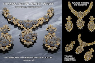 design 3d printable jewelery design