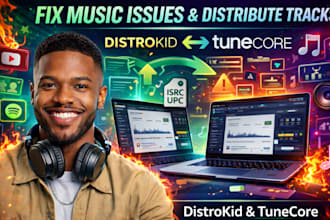 fix and  migrate your music distribution on distrokid or tunecore