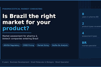 assess the brazilian pharma market for your drug or biologic