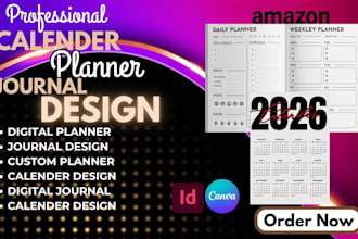 design editable journal, daily devotional, workbook, worksheet, calender design