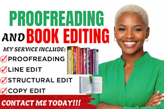 proofread your novel and fix grammar punctuation errors