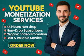 do promotion for youtube channel monetization