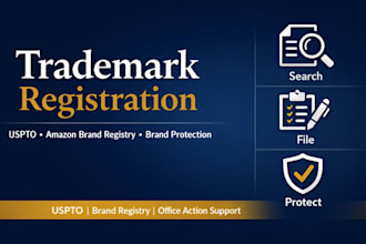 be your trademark attorney for trademark registration and brand registry