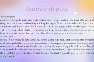 eu vou traduzir e revisar ingles portugues