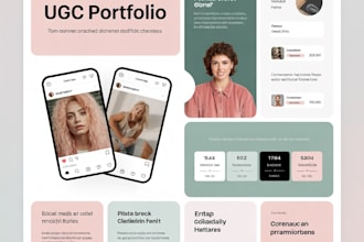 design canva website ugc portfolio squarespace website redesign, ugc portfolio