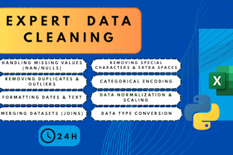 clean, format, and preprocess your messy data using python