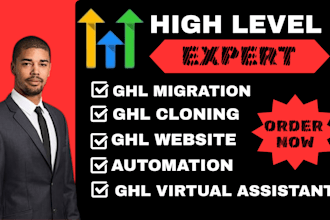 ghl virtual assistant, ghl migration, ghl websites, ghl cloning, ghl automation