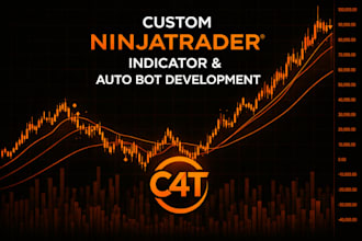 develop a custom ninjatrader indicator or strategy