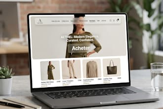 créer votre site vitrine ou boutique ecommerce moderne