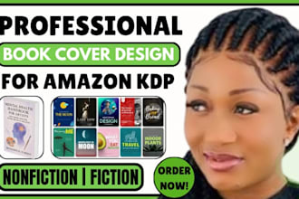 design amazon kdp book cover and illustration for fiction and nonfiction books