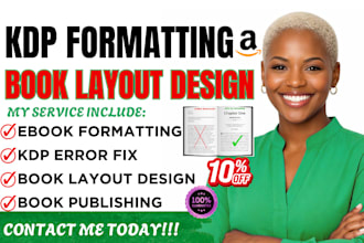 format your amazon KDP book layout for ebook and paperback