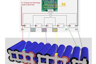 design li ion battery management system bms and charging circuit pcb using kicad