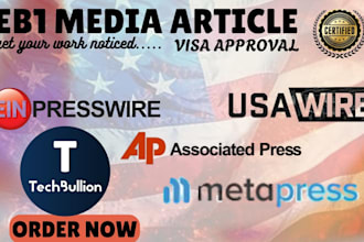 write and publish eb1 eb1a media article submission on major media news sites