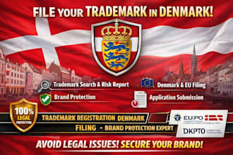 do trademark in denmark with legal search to protect your brand and avoid issue