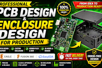 design pcb and enclosure for production