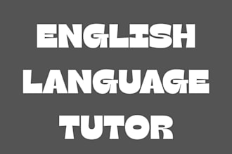 be your english language tutor